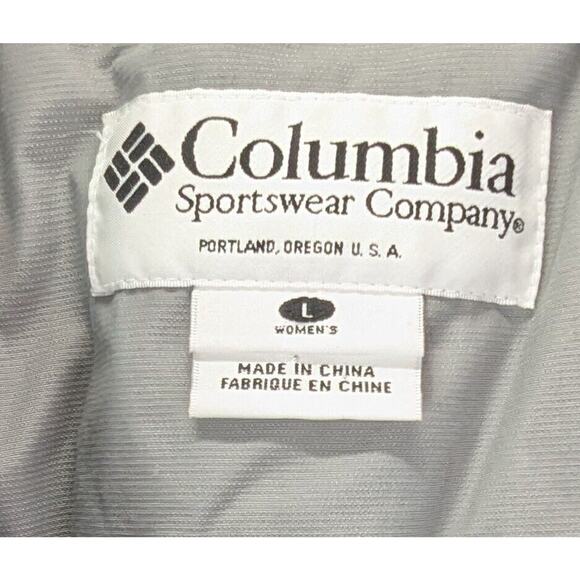 Columbia • Challenge Series Blue Hooded Zip Snap Parka Jacket Large 250989 - Picture 6 of 6